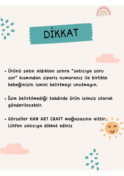 Kişiye Özel Tasarlanabilir Safari Temalı Beyaz Ahşap Hastane Bebek Odası Kapı Süsü