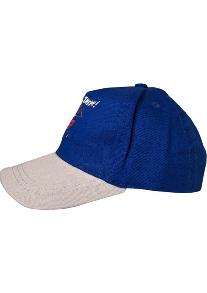 Spteks Kitti 1-3 Yaş Erkek Çocuk Sax Renk Baskı Figürlü Yazlık Şapka fiyatları