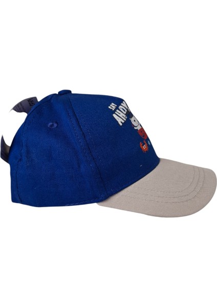 Spteks Kitti 1-3 Yaş Erkek Çocuk Sax Renk Baskı Figürlü Yazlık Şapka fırsatları