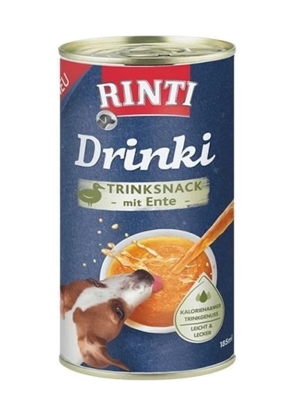 Rinti Drinki Sağlıklı ve Doğal Taze Ördekli Besleyici Köpek Çorbası 185 ml