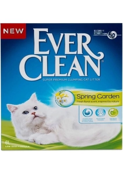 Ever Clean Spring Garden Topaklanan Kedi Kumu 10 Lt
