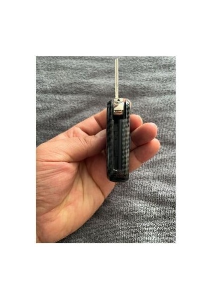 Golf 7 Polo Taigo T-Roc Tiguan Caddy Karbon Anahtar Kılıfı 2.resime Bakınız fırsatları