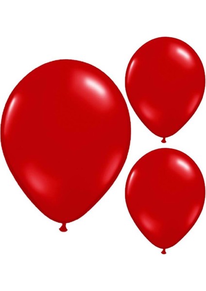 Metalik Balon Kırmızı 10 Adet fiyatları