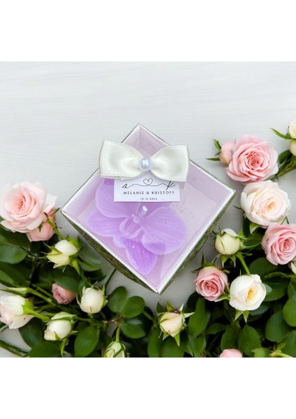 Orkide Mum Düğün, Nişan, Nikah, Kına, Baby Shower, Özel Gün Hediyeliği (15 Adet )
