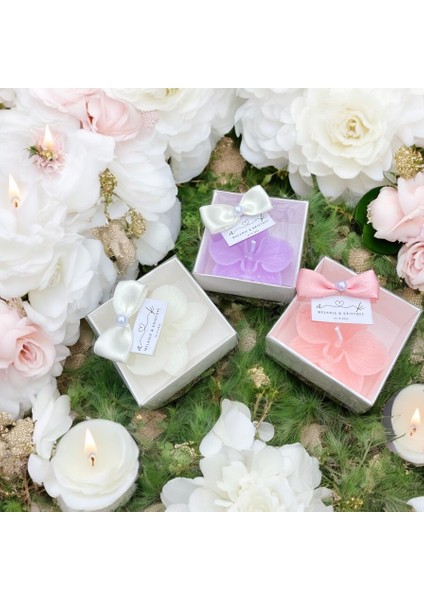 Orkide Mum Düğün, Nişan, Nikah, Kına, Baby Shower, Özel Gün Hediyeliği (15 Adet ) fiyatları