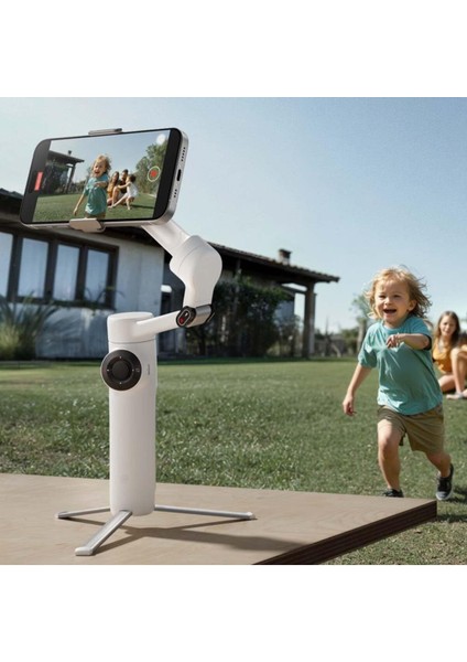 Flow 2 Pro Gri - Katlanabilir Aı Telefon Gimbal