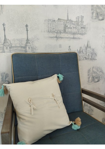 Örgü Motifli Yastık - Çok Renkli - Organik & El Yapımı modelleri