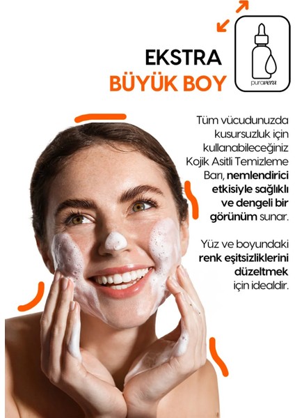 Kojik Asitli Serum Etkili Leke Karşıtı Sabun