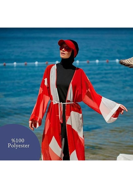 Kadınlar Için Kimono Mayo Örtüsü | Uzun Kendi Bağlamalı Açık Ön Hırka Elbise Mayo Plaj Elbise Örtüsü