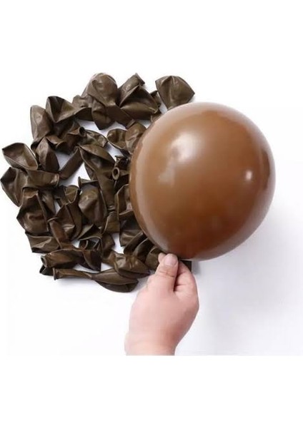 Pastel Balon Kahverengi 100 Adet fiyatları
