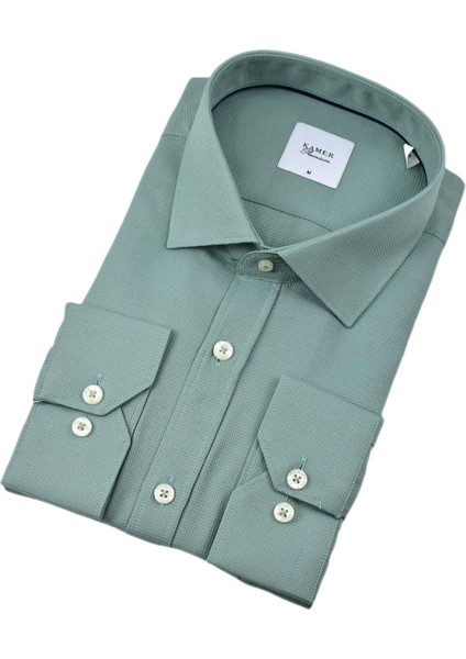 Erkek Büyük Beden Uzun Kol Gömlek 3717 BGL-ST04386