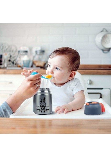 Kişiye Özel 450ML Bebek Mama Saklama Termosu Vakumlu Çift Taraflı Termos indirimleri