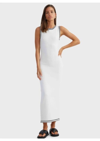 Sırt Dekolteli Bodycon Elbise