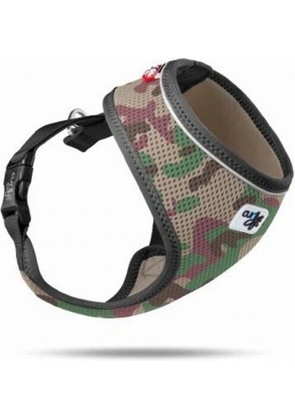 Basic Air-Mesh Köpek Göğüs Tasması Kamuflaj xs