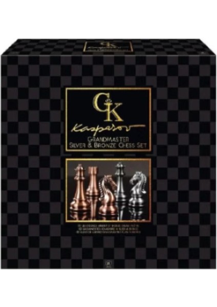 Kasparov Grandmaster Gümüş ve Bronz Satranç Takımı Kahverengi