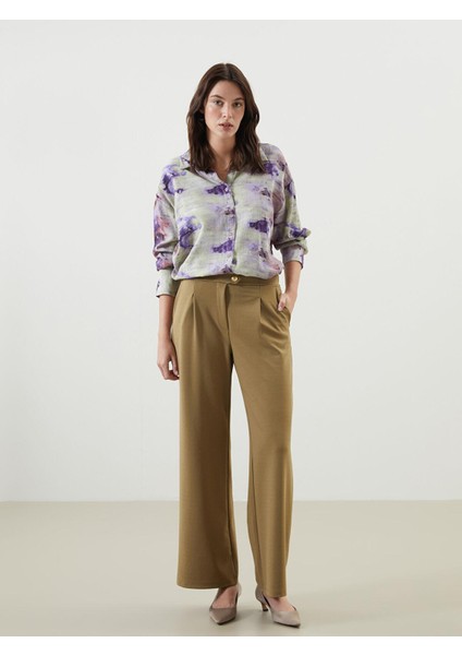 Lcw Vision Loose Fit Krep Kadın Pantolon (S5)