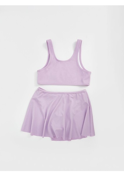 Lcw Kids Hızlı Kuruyan Uv Korumalı Kız Çocuk Etekli Bikini (S5) fiyatları