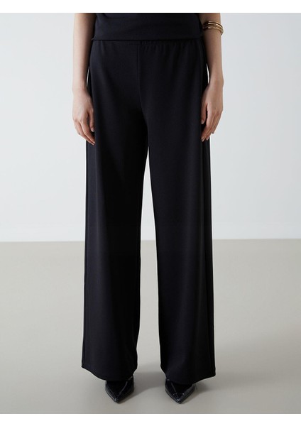 Lcw Vision Beli Lastikli Krep Kadın Pantolon (S5) fiyatları