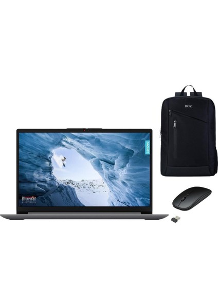 Ideapad Intel Core I3-1215U 8gb 1tb SSD 15.6" Freedos Taşınabilir Bilgisayar + Boz Çanta + Mouse