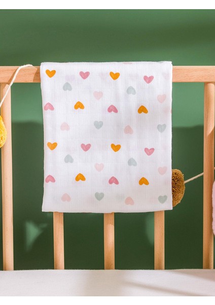Lcw Accessorıes Kalp Baskılı Bebek Müslin Örtü 90X100 cm (S5) fiyatları