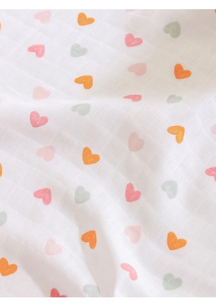 Lcw Accessorıes Kalp Baskılı Bebek Müslin Örtü 90X100 cm (S5) modelleri