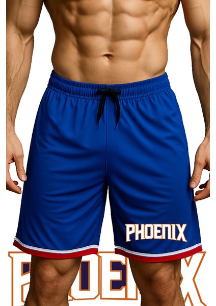 Cepli Phoenix Baskılı Basketbol Şortu Spor Şort