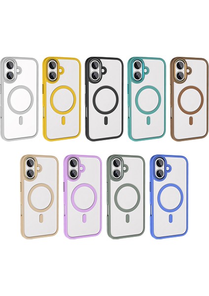 Apple iPhone 16 ile Uyumlu Kılıf Titanyum Gri Delexo Kablosuz Şarj Özellikli Kapak (Apple iPhone 16 ile Uyumlu, Titanyum Gri) fiyatları