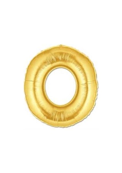 O Harf Folyo Balon Altın Renk 40 Inç