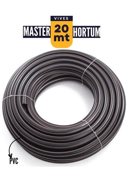 Vives 20 mt Pvc Bahçe ve Yıkama Hortumu