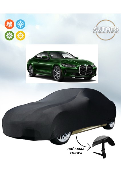 Bmw 430I Xdrive Branda Araba Brandası, Oto Branda Alt Bağlantı Tokalı Siyah