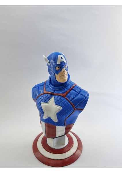 Kalkanın Arkasında Bir Efsane Var: 3D Baskı Captain America Büstü
