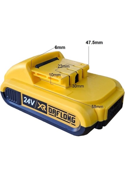 Şarjlı Matkap Için Yedek Batarya 24V 21V 18V 16.8V 14V 12 Volt Şarjlı Makine Aküsü Üniversal Pil