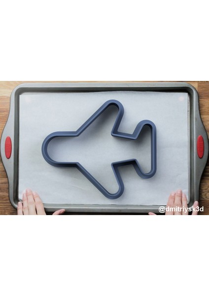 Yatak ve Zencefilli Kurabiye Kalıp Bir Uçak 3D852566 Sadece Plastik Aparattır.