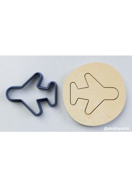 Yatak ve Zencefilli Kurabiye Kalıp Bir Uçak 3D852566 Sadece Plastik Aparattır.