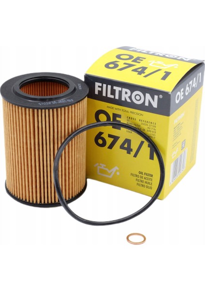 Hyundai Getz 1.3 Benzinli Yağ Filtresi 2003-2005 Filtron OE674/1