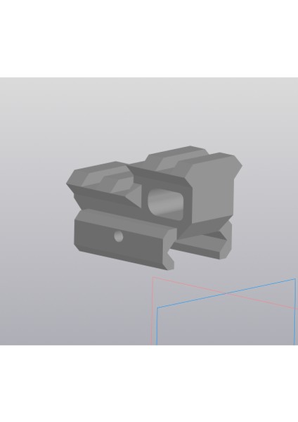 Bir Sinek ve Bir Sayı Yükseltmek Için Picatinny Şerit Adaptörü / Çubuk 3D862388 Sadece Plastik Aparattır.