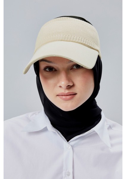 Likralı Kadın Basic Cırtcırtlı Ayarlanabilir Tenisçi Vizör Golf Şapkası Güneş Koruyucu Siperlik fiyatları