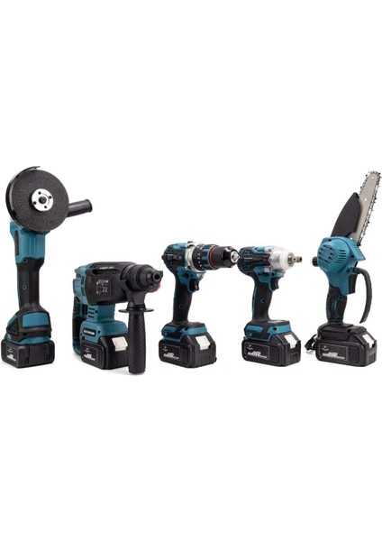 Chelikbei Beşli Set MK350 (Budama Testeresi 13MM Ç.mandren+S.sıkma+Ş.spral+Ş.hilti) modelleri