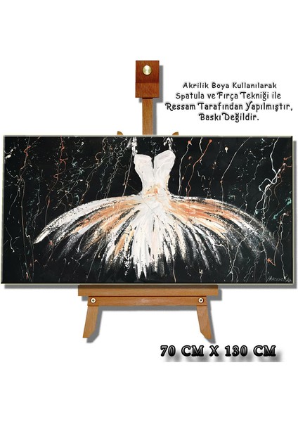 Balerin Elbisesi Tablo, Dekoratif Modern Tablolar Çeşitli Obje ve Figürler 01