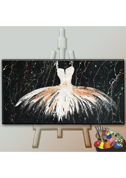 Balerin Elbisesi Tablo, Dekoratif Modern Tablolar Çeşitli Obje ve Figürler 01