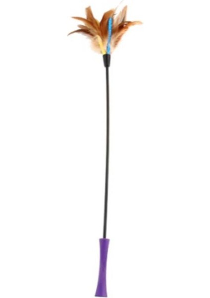Feather Teaser Tüylü Kedi Oltası Oyuncağı 60 cm