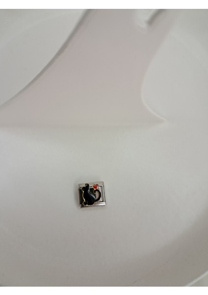 Badelis Çelik Silver Renk Kedi Temalı Charm modelleri