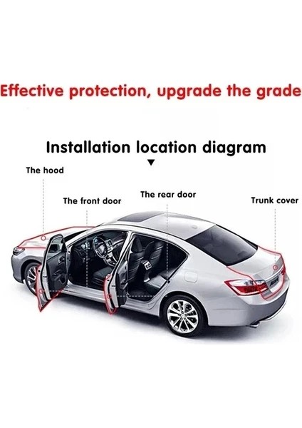 Kia Clarus Oto Araç Kapı Koruma Fitili 5metre Parlak Gıri Renk Çarpma Çizilme Önleyici Fitil fiyatları