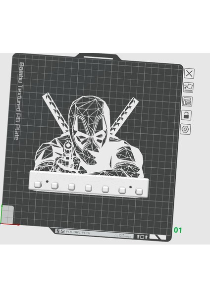Anahtar Tutucu Deadpool P1174378 Sadece Plastik Aparattır.