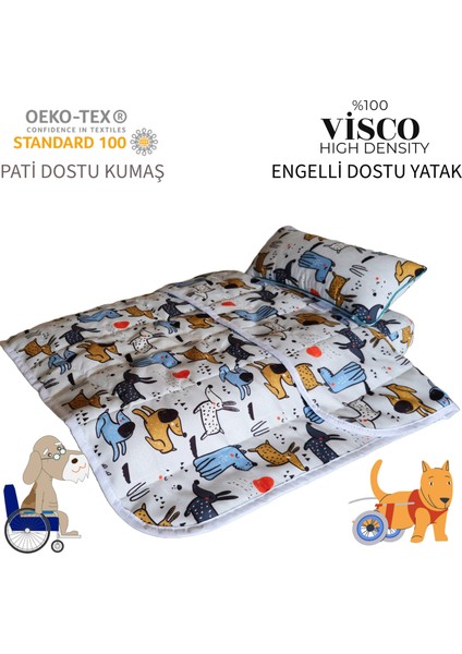 Köpek Yatak SETİ-%100 Visco Yataklı