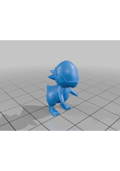Pokemon Cranidos #408 - 3D Baskı Için Optimize Edildi P940568 Sadece Plastik Aparattır. Sadece Plastik Aparattır.