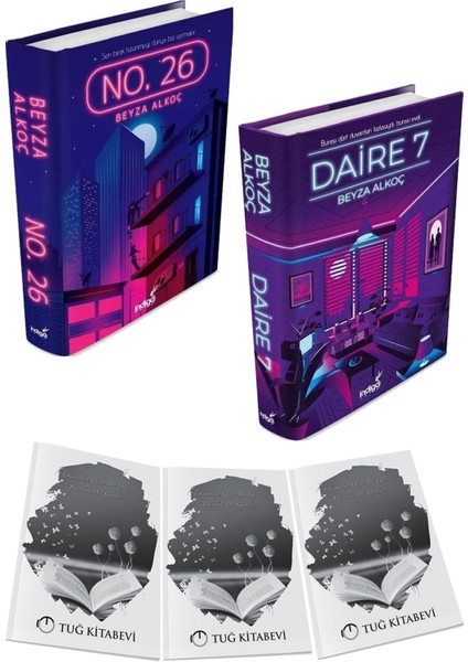 Daire 7 - No 26 Ciltli 2 Kitap Set Beyza Alkoç + Hediyeli