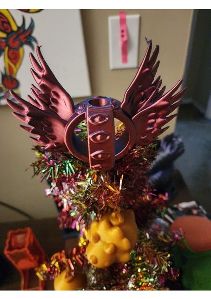 Ophanim Angel (Straw/tree) Topper 2: Elektrikli Boogaloo P1110211 Sadece Plastik Aparattır. Sadece Plastik Aparattır.