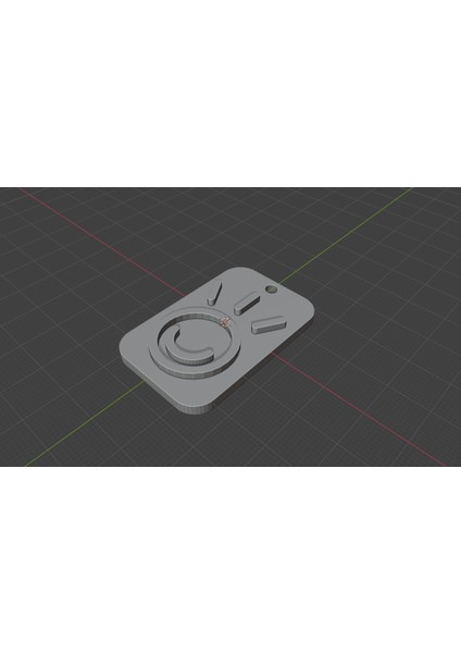 Toki Pona Keychain P989614 Sadece Plastik Aparattır.