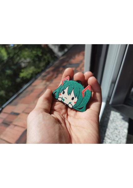 Hatsune Miku Keychain Ams P996108 Sadece Plastik Aparattır.